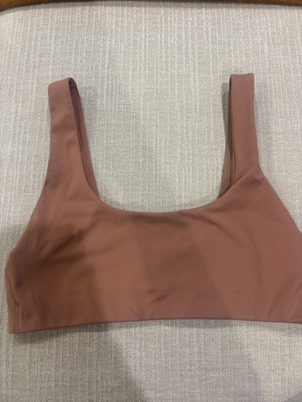 GAP Scoop Bralette in Rust Brown